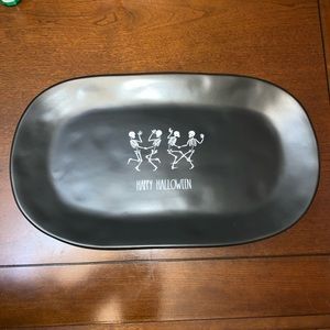 RAE DUNN Happy Halloween platter
